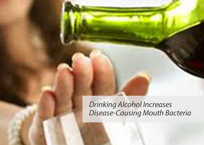 Drinking-Alcohol-Increases Disease-Causing-Mouth-Bacteria